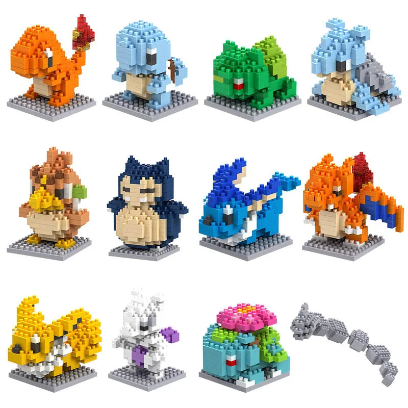 Mini Pokemon Building Block Set: Pikachu Edition