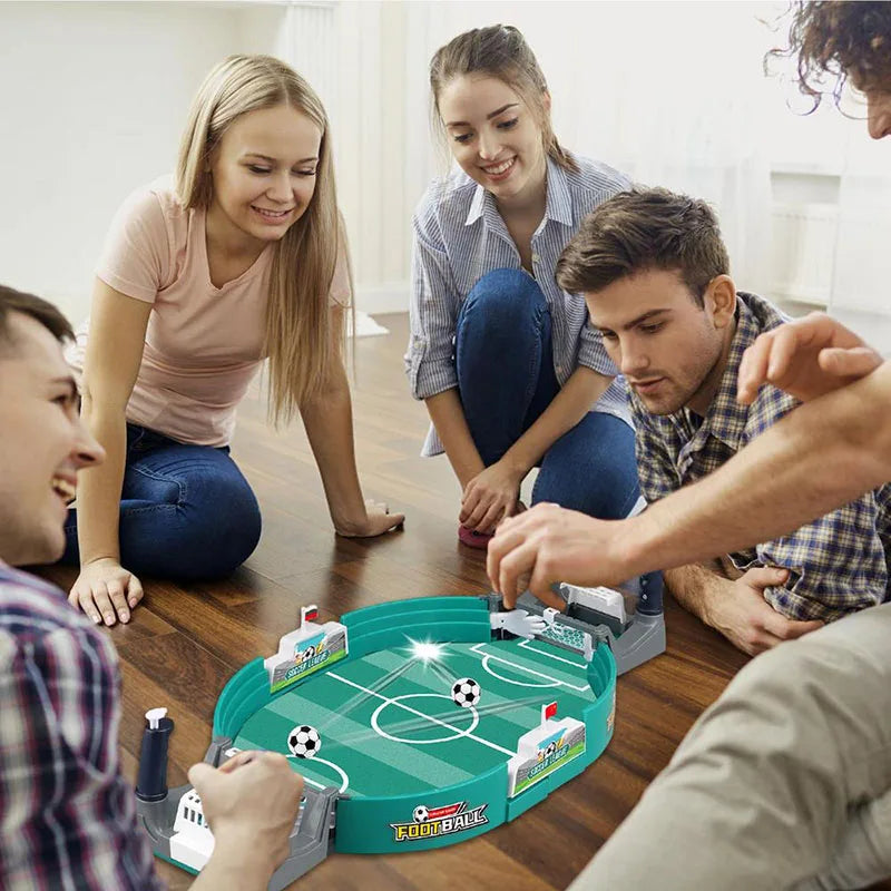 Mini Tabletop Foosball Soccer Game - Interactive Family Game