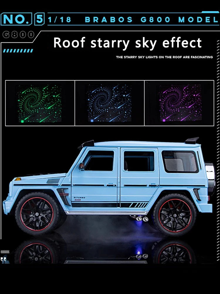 Ultimate G800 Off-Road SUV: 1:18 Scale Benz Alloy Model Car