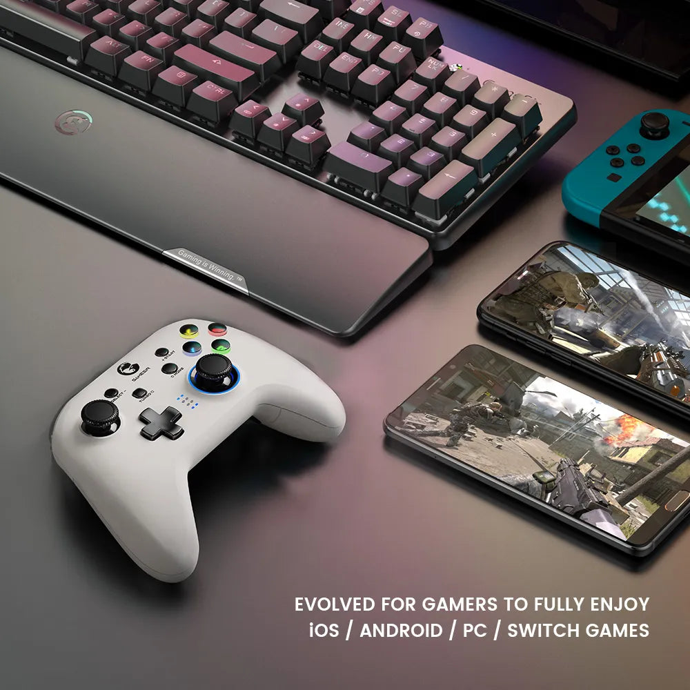 GameSir T4 Pro 2.4G Wireless Mobile Controller Bluetooth Gamepad with 6-axis Gyro for Nintendo Switch Android iPhone PC Joystick