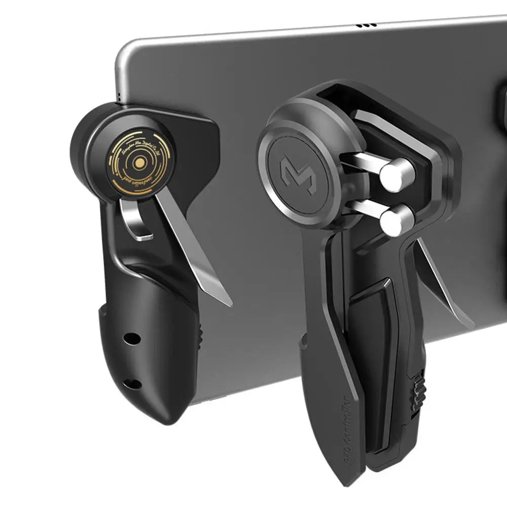 Six Finger Mobile PUBG Controller For iPad Tablet Game Joystick Trigger L1R1 Shoot Fire Aim Button Gamepad Grip For Call Of Duty