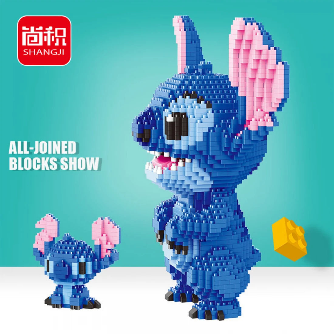 Mini Bricks Toys Stitch Diamond Building Block Set 2300+ Pieces