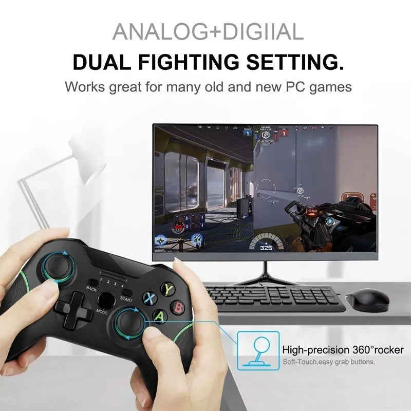 Wireless Gamepad Support Bluetooth For PS3/IOS/Android Phone/PC/TV Box USB Joystick Game Controller Phone Accessories For Xiaomi