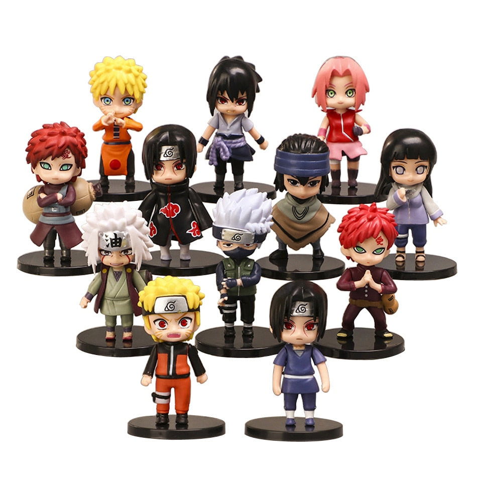 Lot de 12 figurines Naruto