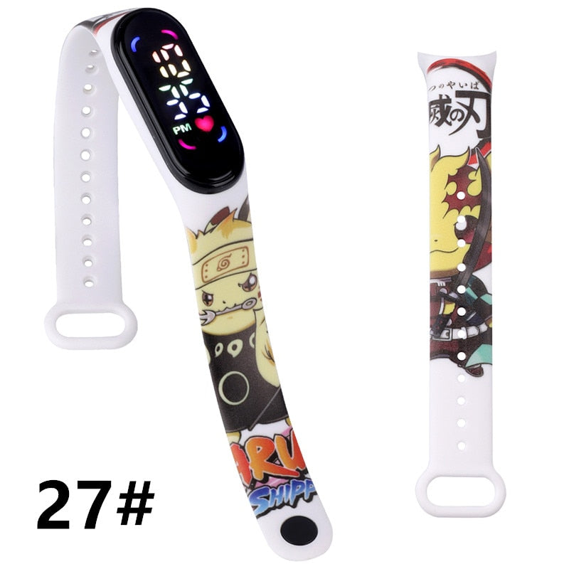 Montre digitale blanche - Pikachu