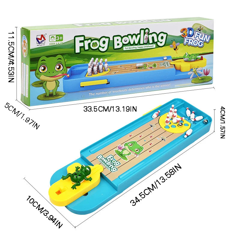 Mini Desktop Bowling Game Toy - Parent-Child Interactive Table Sports Game