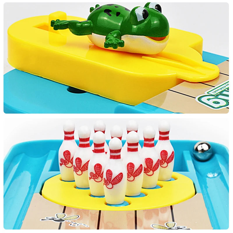 Mini Desktop Bowling Game Toy - Parent-Child Interactive Table Sports Game