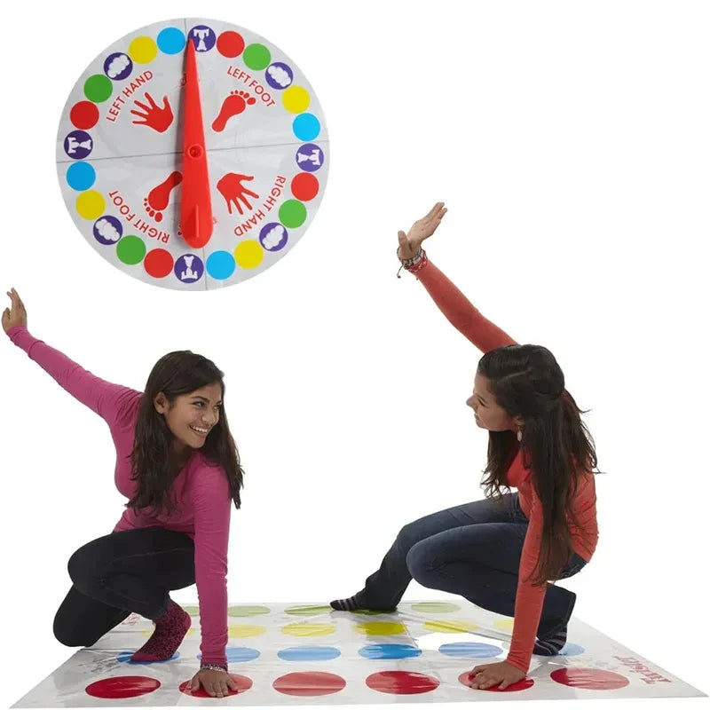 Outdoor Twist Board Game - Colorful Party Mat for Family and Friends