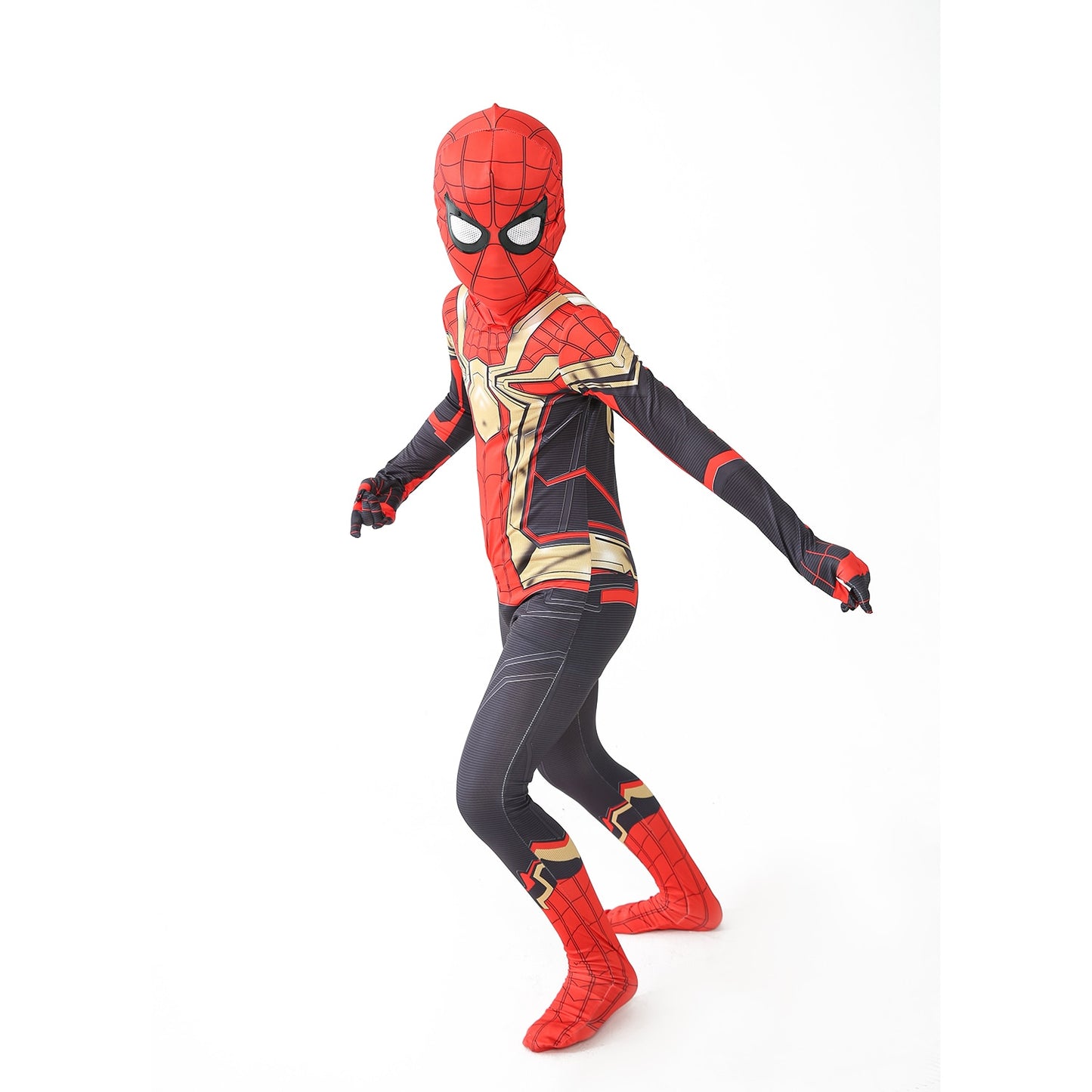 Costume Iron Spider gold déguisement enfant