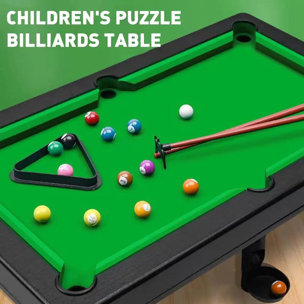 Mini Desktop Pool Table - Compact Snooker Game for Home and Office