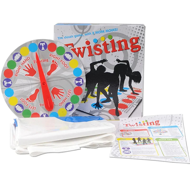 Outdoor Twist Board Game - Colorful Party Mat for Family and Friends