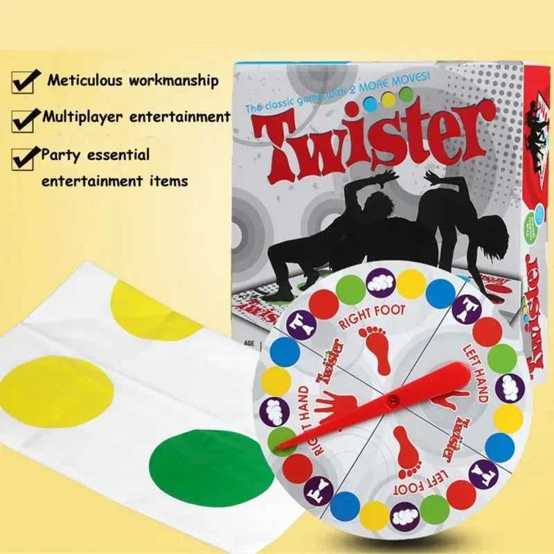 Outdoor Twist Board Game - Colorful Party Mat for Family and Friends