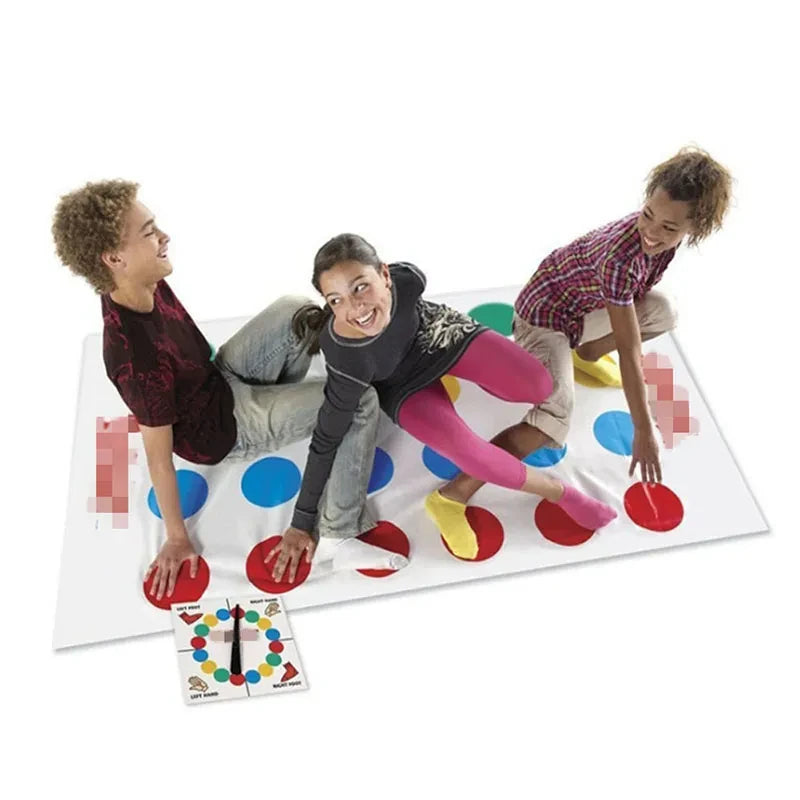 Outdoor Twist Board Game - Colorful Party Mat for Family and Friends