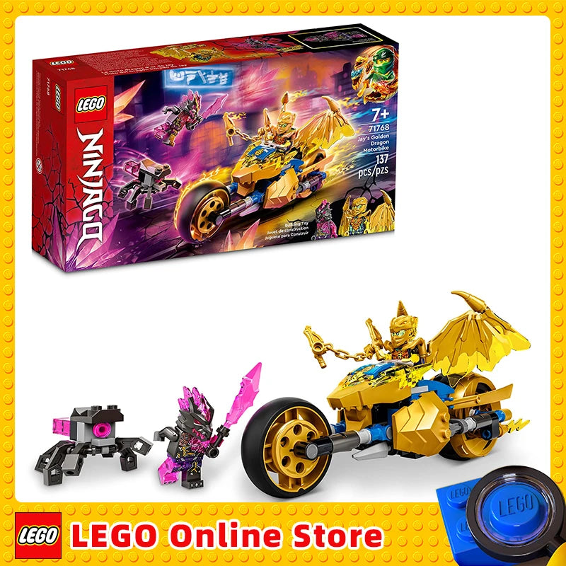 LEGO NINJAGO Jay's Golden Dragon Motorbike - 71768