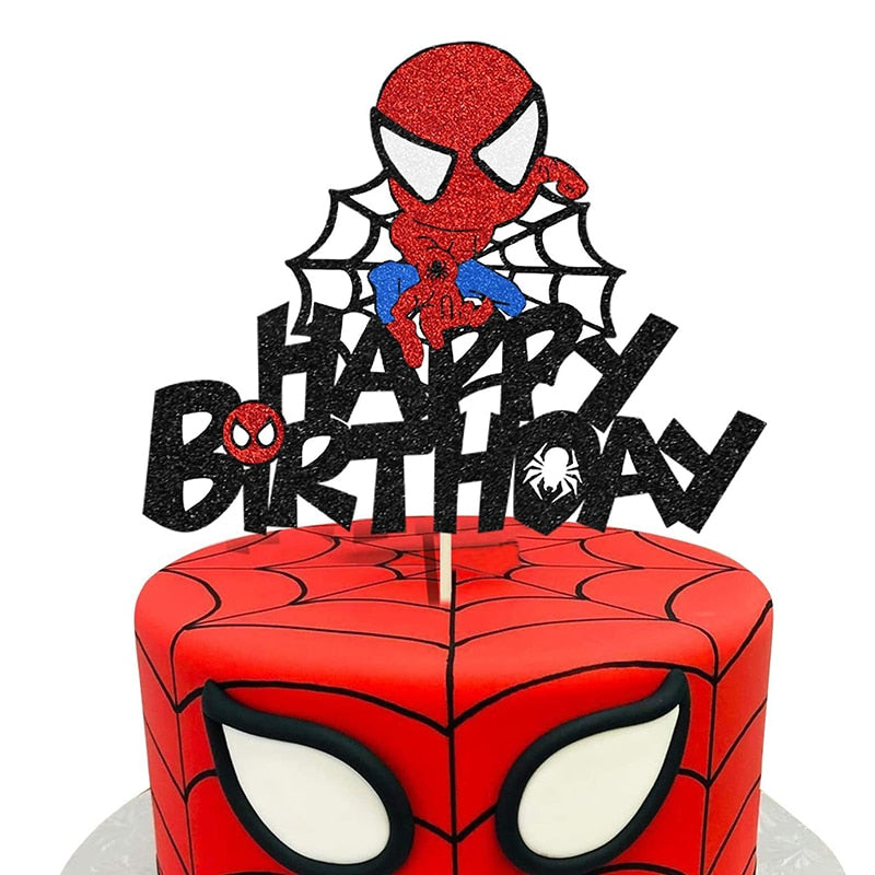 CAKE TOPPER ANNIVERSAIRE SPIDERMAN