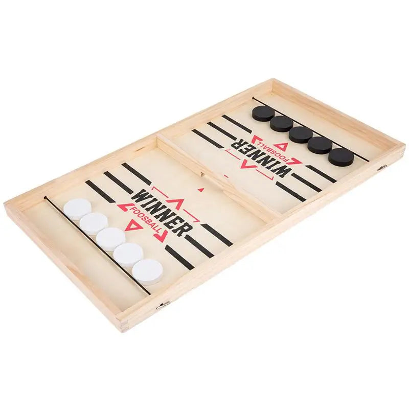 Fast Sling Puck Board Game - Foosball Winner Games Table Hockey Catapult Chess