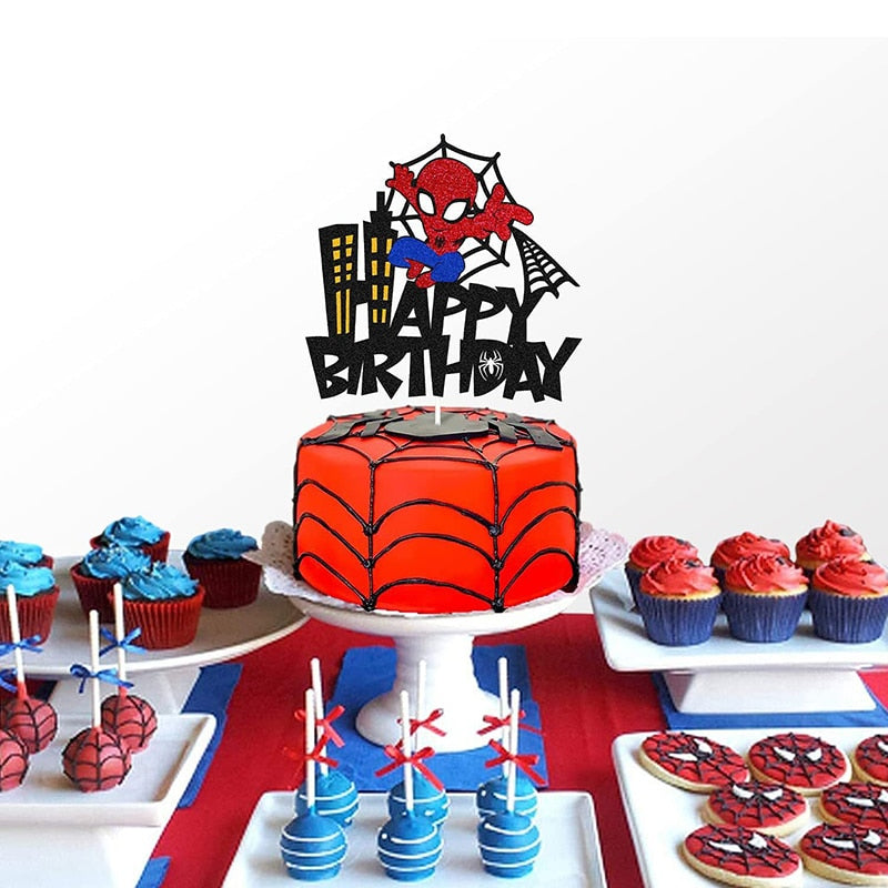 CAKE TOPPER ANNIVERSAIRE SPIDERMAN