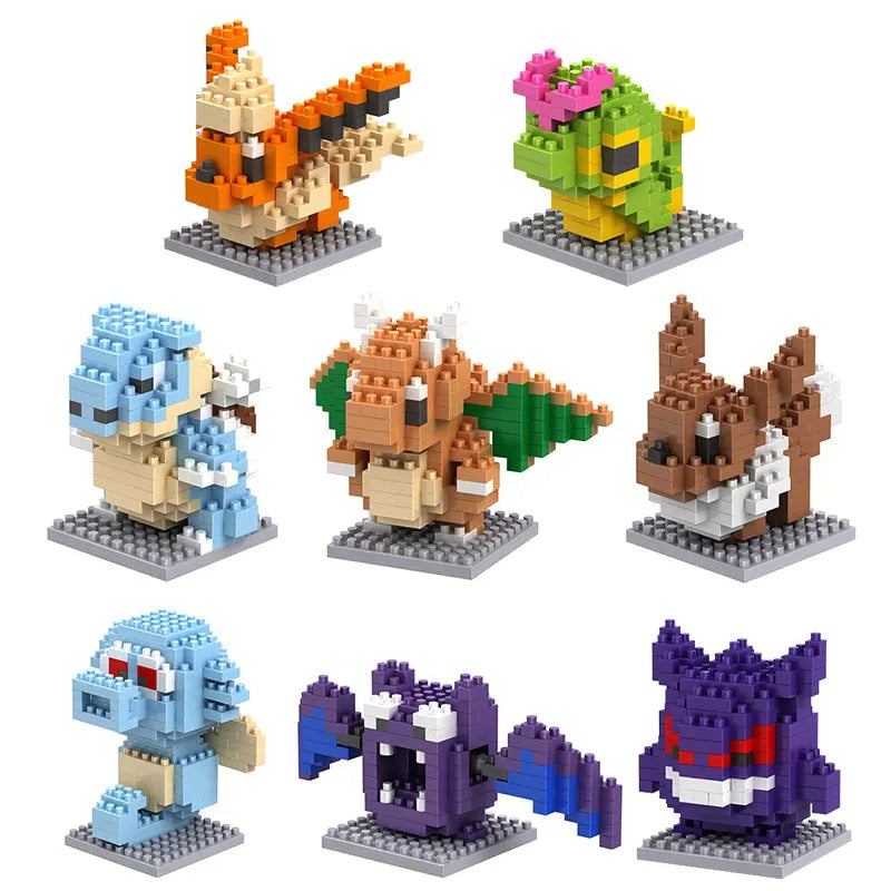 Mini Pokemon Building Block Set: Pikachu Edition