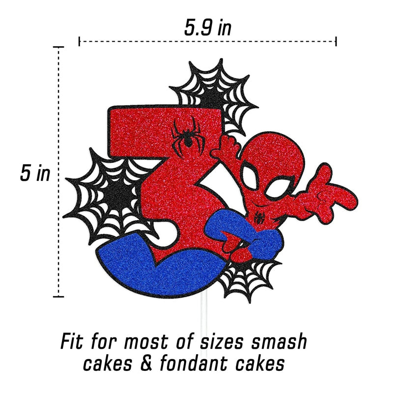 CAKE TOPPER ANNIVERSAIRE SPIDERMAN