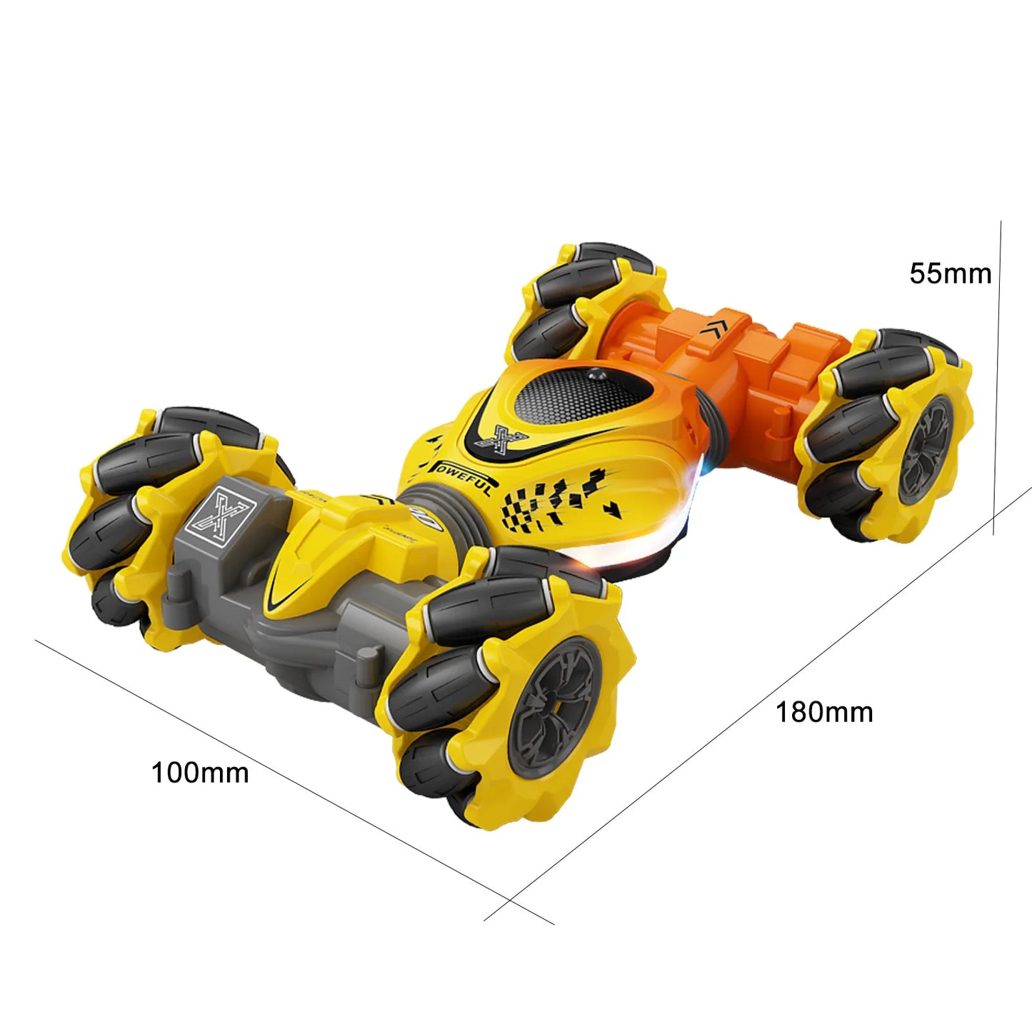 TurboTwist Stunt Racer: 4WD RC Car with Gesture Control
