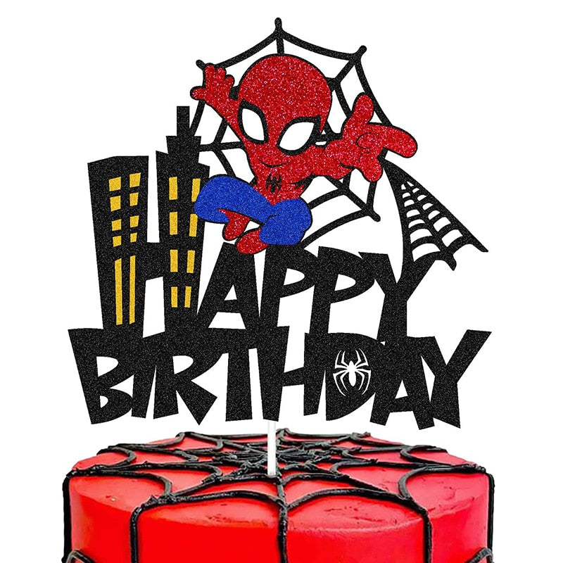 CAKE TOPPER ANNIVERSAIRE SPIDERMAN – Recess