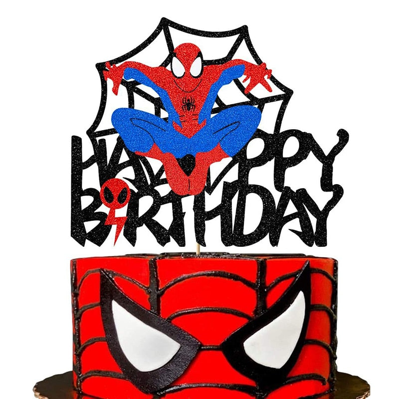 CAKE TOPPER ANNIVERSAIRE SPIDERMAN