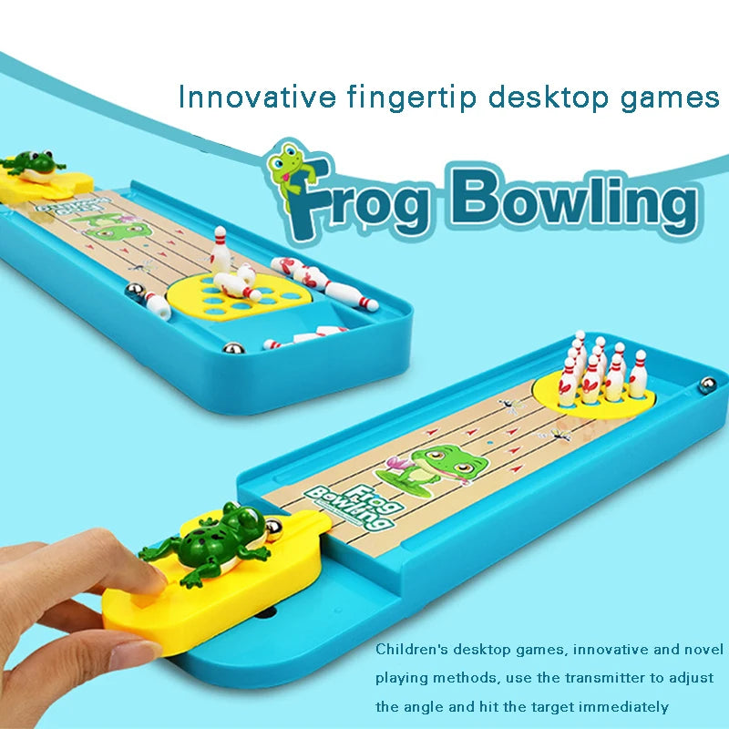 Mini Desktop Bowling Game Toy - Parent-Child Interactive Table Sports Game