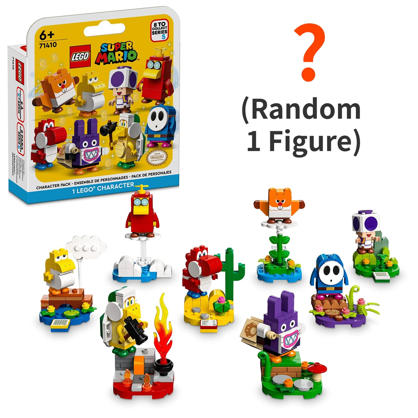 LEGO Super Mario Series 5 Mystery Character Pack 71410