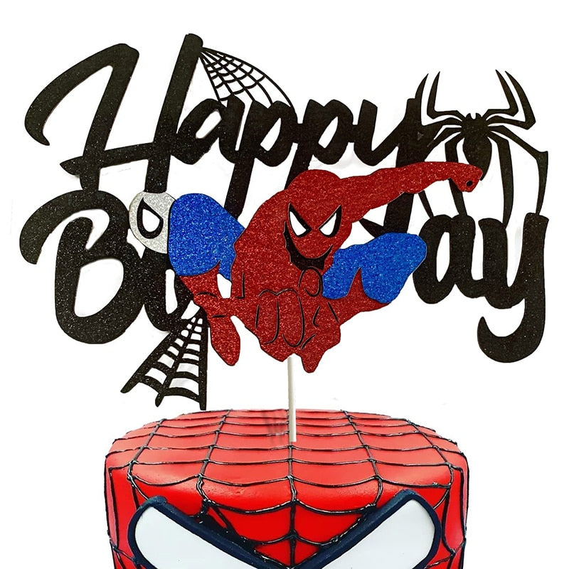 CAKE TOPPER ANNIVERSAIRE SPIDERMAN