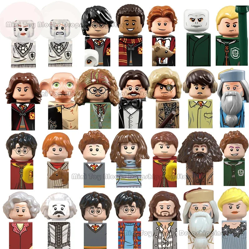 Harri Potters Anime Mini Action Figure Building Blocks Set - WM Series