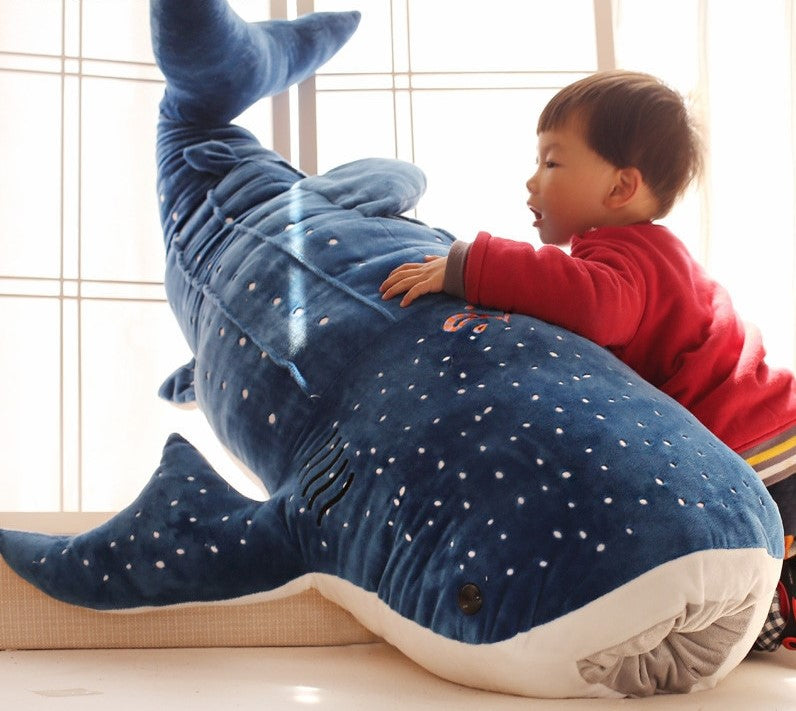 Peluche géante baleine bleue