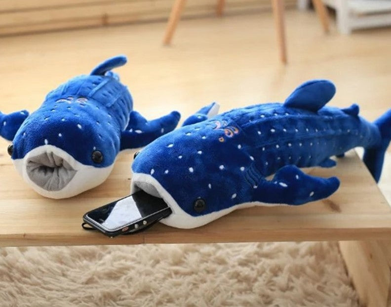 Peluche géante baleine bleue